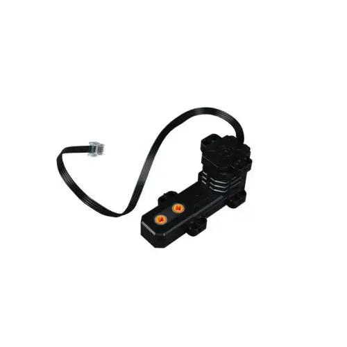 Snelle motor met transparante stekker